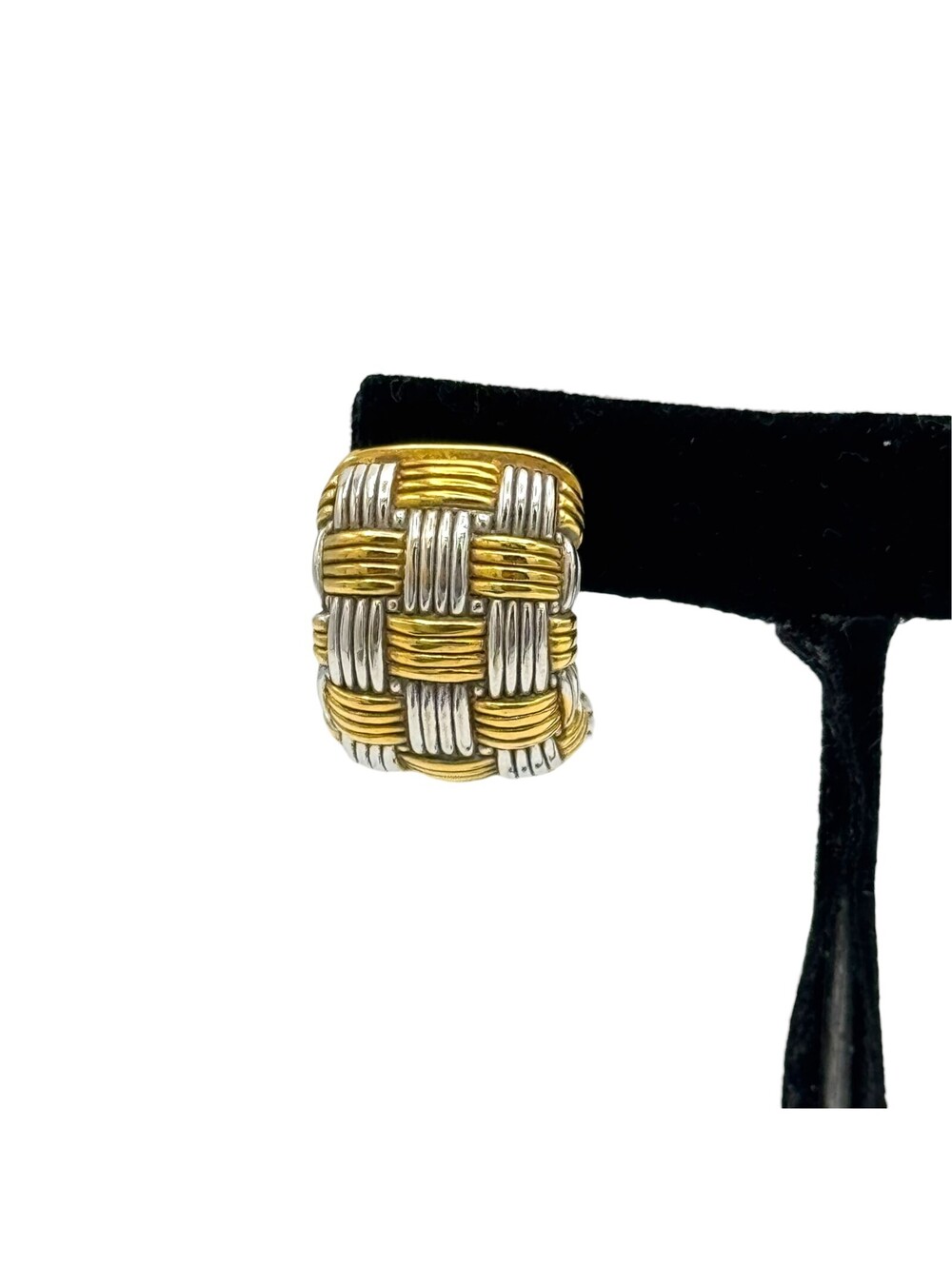 18kt Yellow and White Gold Earrings